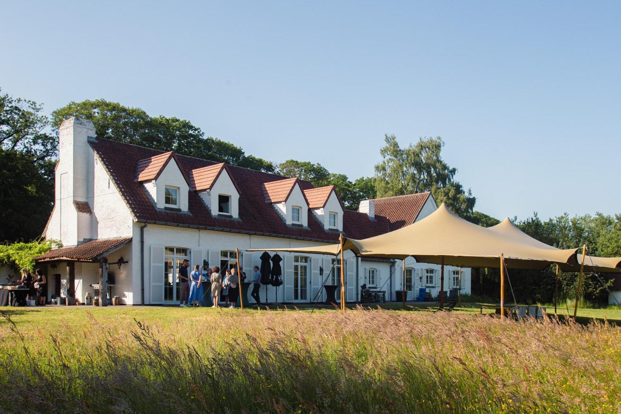 Villa Parkbos De Pinte Bagian luar foto